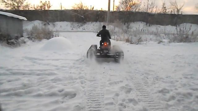 Гусеничный движитель под Урал обкатка смотреть онлайн