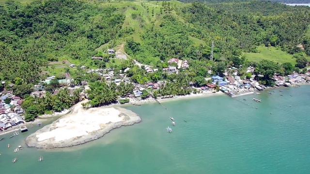 Iguid beach resort Catbalogan City Samar province aerial view. SJRC F22s pro 4k drone смотреть онлайн