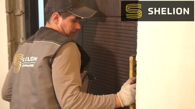 Установка (монтаж) входной металлической двери SHELION B6 смотреть онлайн