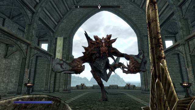 Skyrim Giant 'Chicken' Dance! смотреть онлайн