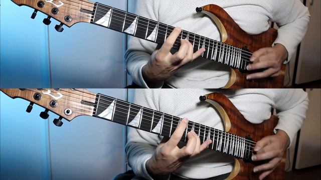 Carillion Custom 7 String Guitar Death Metal demo смотреть онлайн