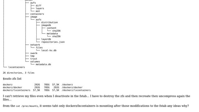 DevOps & SysAdmins: Ubuntu 16.04, zfs no more files after reboot? смотреть онлайн