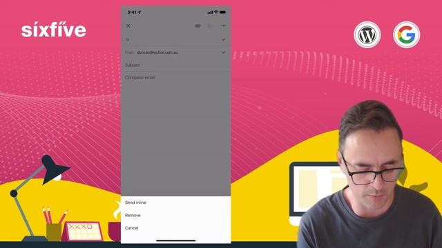 How to send attachments on gmail iPhone/iPad iOS смотреть онлайн