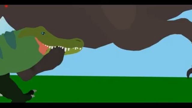 Deinosuchus VS Tyrannosaurus-Rex-Pivot Animator-STICK-DINO-FIGHT || Josue-Animation-2012 смотреть онлайн