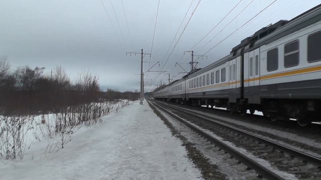 Электропоезд ЭД4М-0468 ЦППК перегон Можайск - Дорохово смотреть онлайн