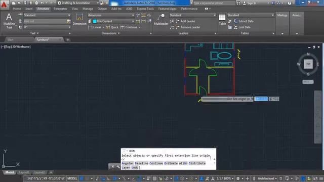 Autocad 2016 - How To: Dimension - Lesson 6 смотреть онлайн
