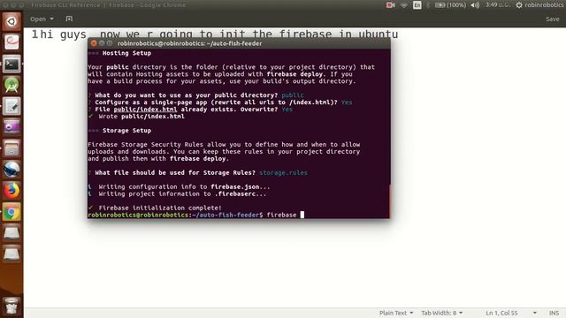 Init & Deploy the Firebase in Ubuntu смотреть онлайн