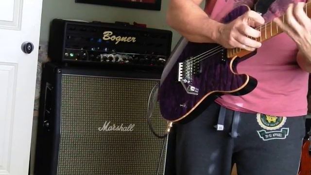 Suhr Purple Tele Alder Body Maple Top Bogner XTC Classic смотреть онлайн