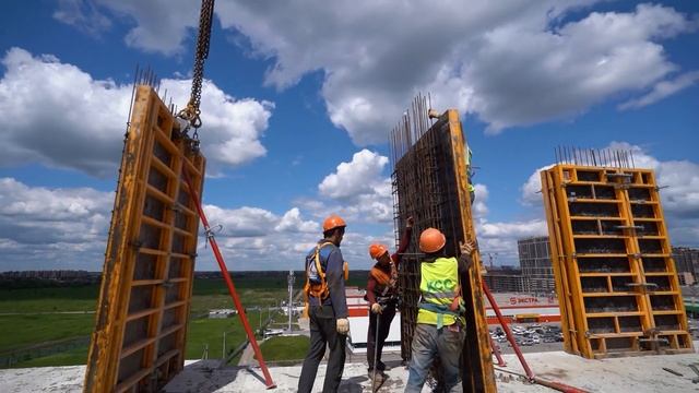 ЖК Парк Победы II очередь, Краснодар. Май 2023. Ход Строительства. Строительная компания DOGMA. смотреть онлайн