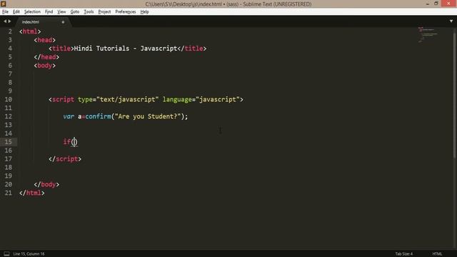 Confirm Box in JavaScript (Hindi) - 12 смотреть онлайн