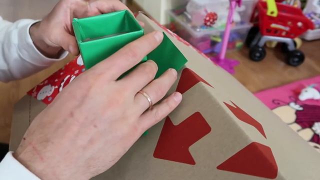 НОВОГОДНИЙ ДОМ ДЛЯ КОТА из КАРТОНА своими руками | DIY смотреть онлайн