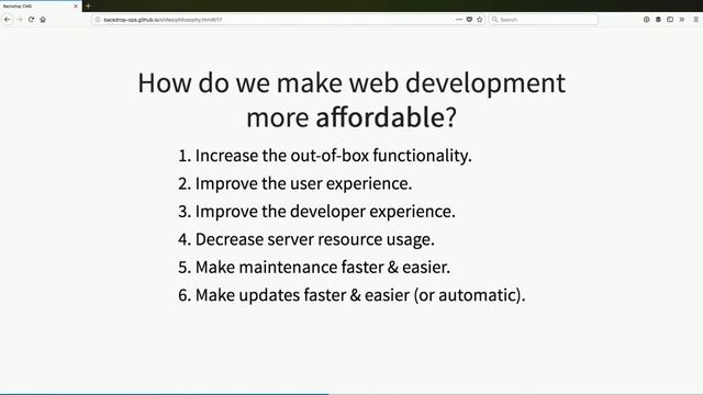 Why fork Drupal? The philosophy behind Backdrop CMS смотреть онлайн