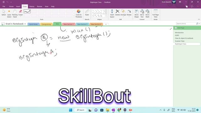 scanner class in Java (part-2) | BigInteger | Krati Awasthi | SkillBout смотреть онлайн
