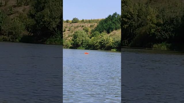 Тест кораблика с мотором QX 4208 680kw