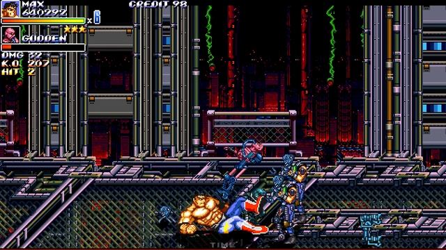 OpenBoR games: Streets of Rage Cyborgs (2022) playthrough смотреть онлайн