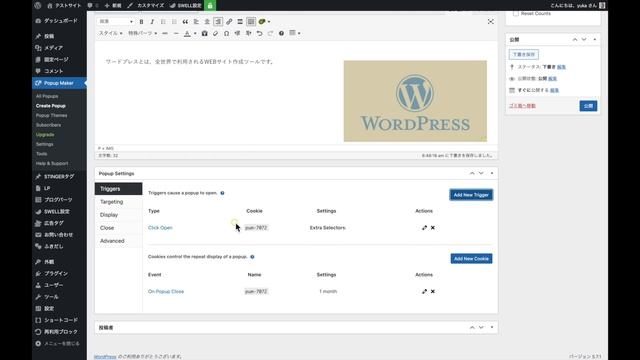 WordPressプラグイン「PopupMaker」でクリックでポップアップを表示させる方法を徹底解説！！ смотреть онлайн