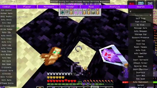 CPVP (ft. SansfeaR) (meteor client) смотреть онлайн