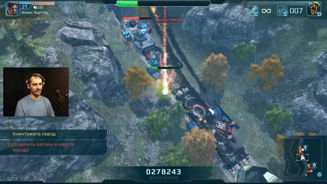 Hybrid Wars прохождение и обзор игры часть 16 - уничтожить бронепоезд смотреть онлайн