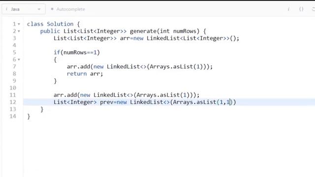 Pascal Triangle - print first N Rows || Leetcode || Java || Hindi || Question 2 смотреть онлайн
