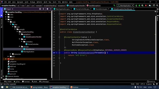 Exception Handling With Spring Boot смотреть онлайн