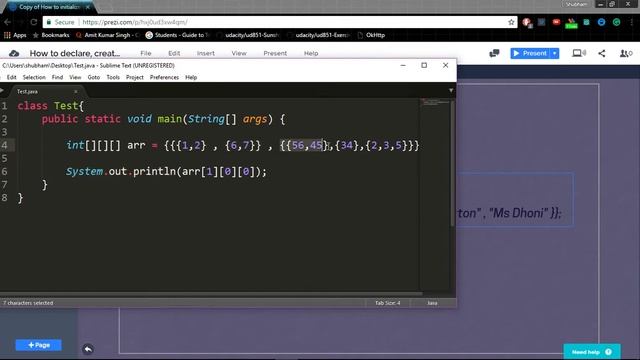 Lecture-11 Declare, create and initialize an array in single line in Java смотреть онлайн