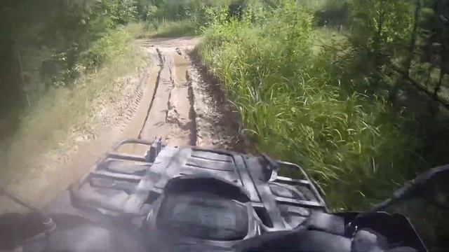 Друг застрял на квадрике!Катаемся по лесу на квадриках. смотреть онлайн