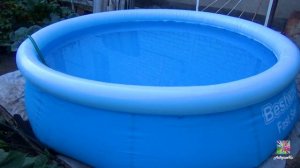 ?Как установить надувной бассейн! Химия для бассейна!
