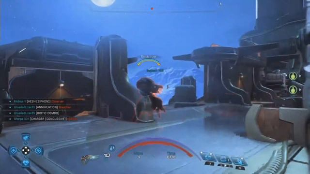 Invisi-Blue; Asari Huntress Gameplay - MASS EFFECT: ANDROMEDA MULTIPLAYER смотреть онлайн