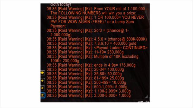 How to WIN 1,000g - 8,000,000 Gold DAILY in the WoW Lottery + FREE GAMETIME ! смотреть онлайн