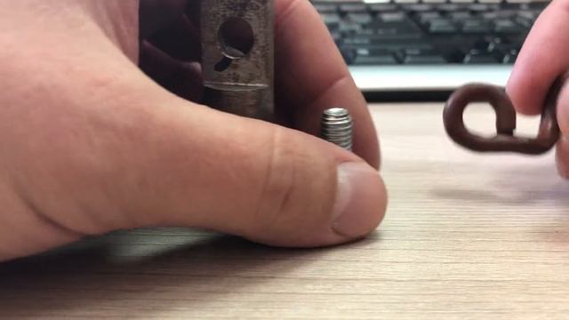 Насадка для троса сантехнического - крючок.