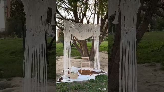 Арка макраме для мероприятий или интерьера смотреть онлайн