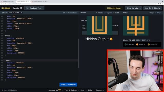 CSS Battle, But I Can't See The Output смотреть онлайн