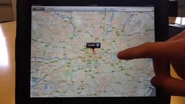 Maps App: How to search and share a location on an iPad смотреть онлайн