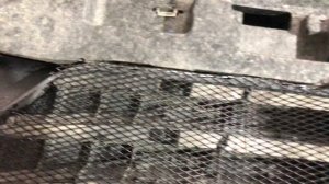 Hyundai Creta. Дополнительная сетка для защиты радиатора автомобиля, установленная в бампер.