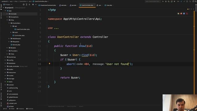 Laravel API 404 Error: Customize Exception Message смотреть онлайн