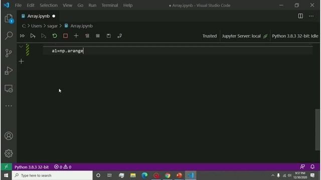 Arange Function | NumPy Library | Python Tutorial смотреть онлайн