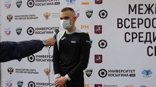 Вратарь МФТИ Андрей Державин после матча МФТИ - ТулГУ (1:6) смотреть онлайн