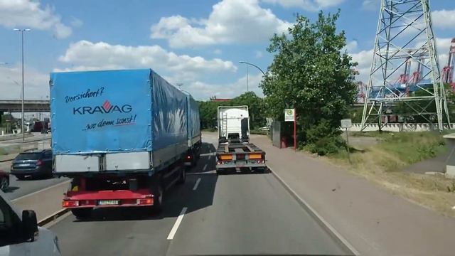 Развязка в Гамбурге у автобана А7 для сравнения игры ETS2 смотреть онлайн