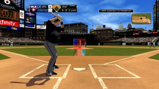 MLB 2K13 MOD (PC)-BRAVES @ TIGERS (new graphics) смотреть онлайн