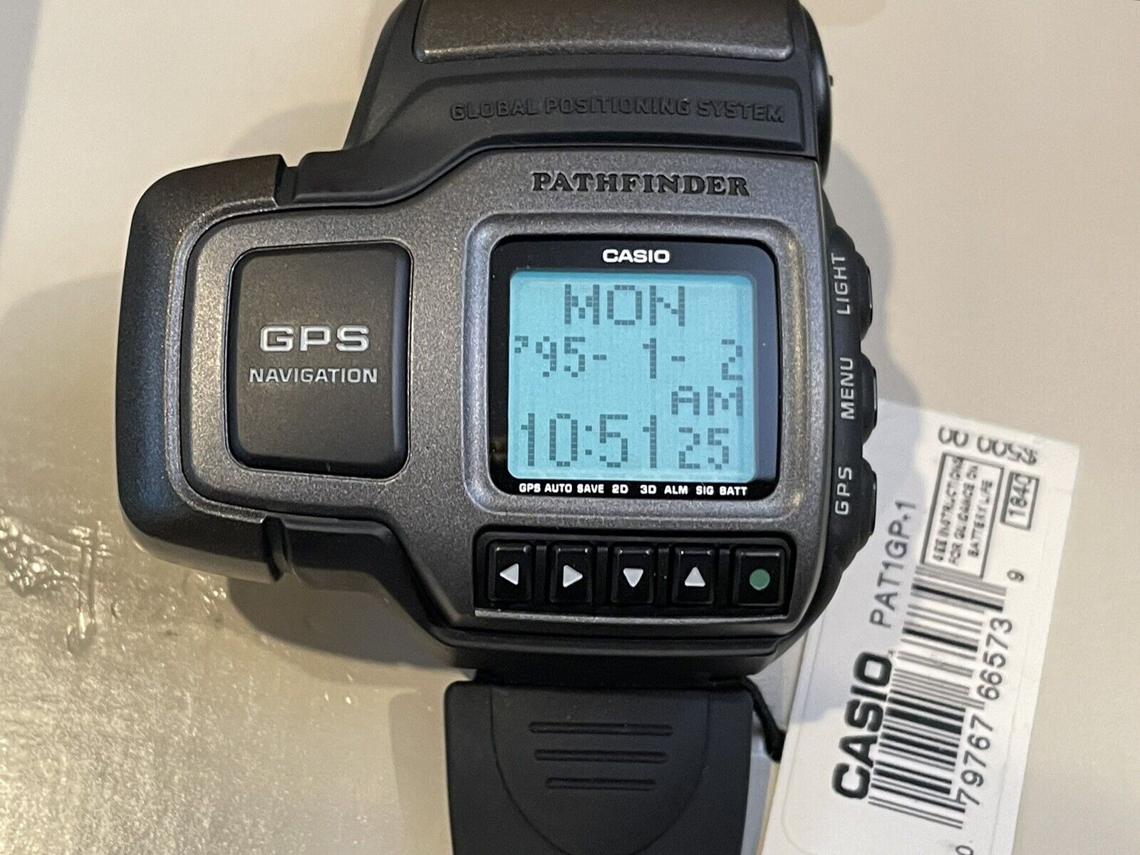 РЕДКИЕ винтажные ретро-часы NOS Casio Pathfinder - Pro Trek GPS-90-Х