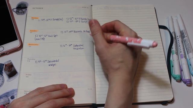 Что в моем ежедневнике MOLESKINE? Октябрь || MagisterOfBeauty смотреть онлайн