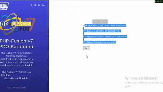Php Fusion V7 PDO yeni setup.php смотреть онлайн