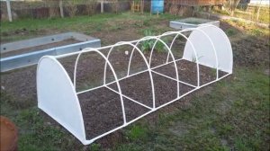Парник из полипропиленовых труб.