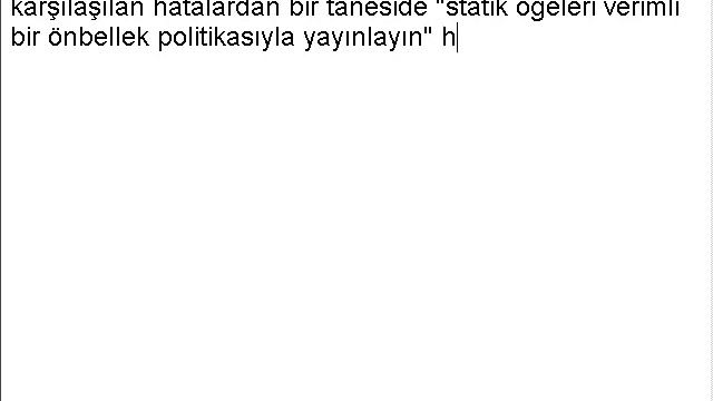 Statik öğeleri verimli bir önbellek politikasıyla yayınlayın - WordPress смотреть онлайн