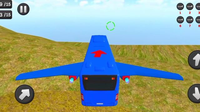 Flying Bus Driving 3D Real Air Coach Driver Simulator Android GamePlay 2021 смотреть онлайн