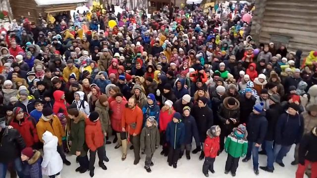 Масленица 2017. Взятие крепости. Щелоковский хутор. Нежный Новгород смотреть онлайн