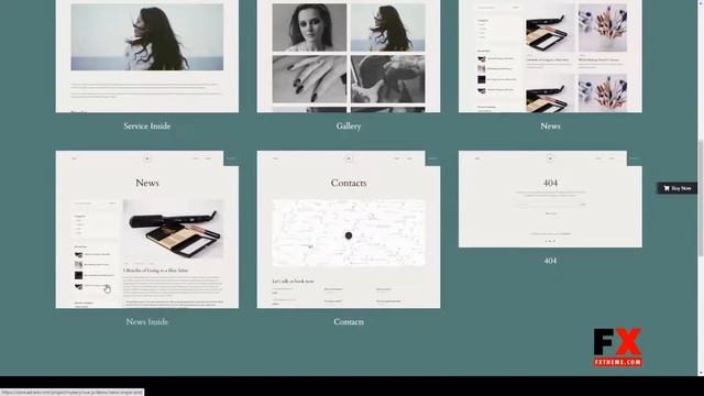 Mykery - Beauty Salon Vue JS Template pedicure nail salon смотреть онлайн