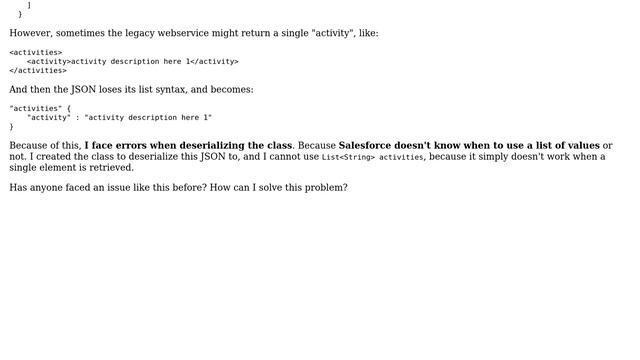 Salesforce: Dealing with single or multiple information on JSON deserialization (2 Solutions!!) смотреть онлайн