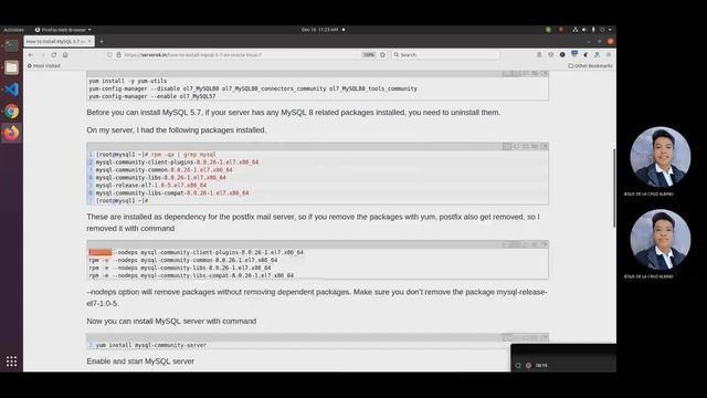 SGBD Mysql en el sistema operativo ORACLE LINUX смотреть онлайн