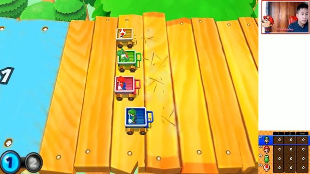 Mario Party Island Tour Minigame Luigi & Mario& Yoshi &Toad смотреть онлайн